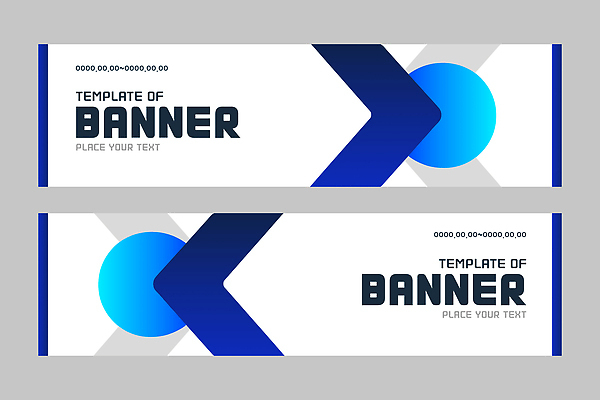 도형 템플릿 디자인 배너 배너템플릿 가로배너 컬러 백그라운드 텍스트 그래픽 파란색 흰색 기하학 직사각형 분할 배너세트 추가 AI파일 무늬 가로 세트 파일형식 벡터