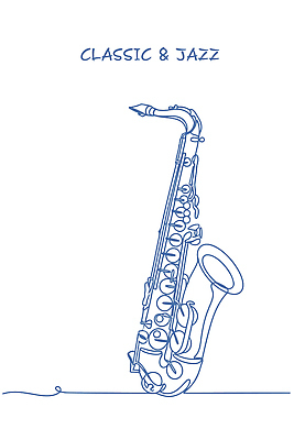 디자인 문화 예술 선 악기 음악 음표 라인일러스트 일러스트 소리 공연 표현 그리기 분위기 클래식 색소폰 스케치 그림 예술가 재즈 리듬 창작 국내일러스트 AI파일 기호 컨셉 모션 문화예술 미술 이벤트 목관악기 파일형식 벡터