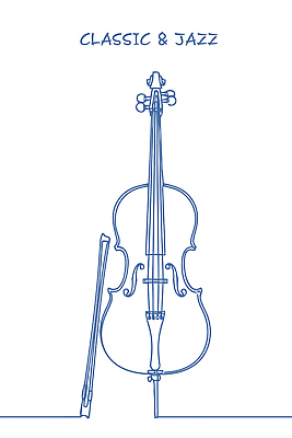 전통 디자인 문화 예술 악기 음악 백그라운드 연주 라인일러스트 일러스트 소리 공연 음악가 클래식 바이올린 묘사 활 그림 재즈 선율 창작 국내일러스트 AI파일 직업 컨셉 현악기 문화예술 이벤트 파일형식 벡터