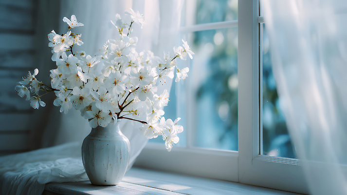 JPG 식물 편집이미지 꽃잎 꽃 화분 자연 조명 실내 장식 인테리어 햇빛 방 창가 뷰티풀 편집실사 디자인 창문 내부 태양 CG 생태계 파일형식