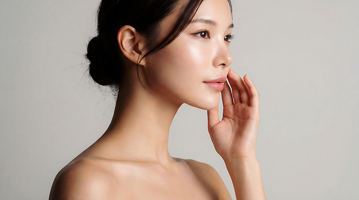 JPG 모델 편집이미지 손 응시 여자 얼굴 포즈 조명 실내 미소 뷰티 촬영 표현 피부 감싸기 뷰티풀 의료성형뷰티 편집실사 AI인물포토 AI콘텐츠 시선 모션 표정 사람 내부 신체부위 CG 파일형식 AI포토