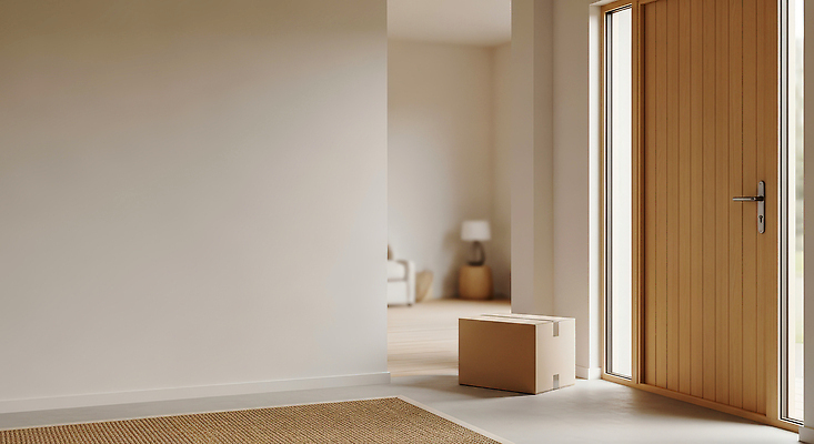 JPG 편집이미지 디자인 벽 거실 출입구 바닥 아파트 내부 상자 문 공간 구출 아래 택배 대문 밝은색 편집실사 AI컴퓨터그래픽 AI콘텐츠 주택 운송업 도움 방향 CG 위치 파일형식