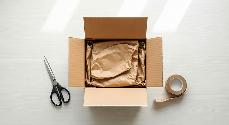 JPG 편집이미지 종이 포장 상자 사무실 작업 오픈 수리 상품 배송 오브젝트 택배 준비 테이프 정리 설치 편집실사 AI컴퓨터그래픽 AI콘텐츠 비즈니스 문구용품 운송업 CG 파일형식