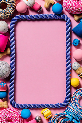 JPG 모양 편집이미지 디자인 어린이 분홍색 컬러 백그라운드 놀이 프레임 장식 장난감 공간 중앙 즐거움 오브젝트 아이템 창의력 편집실사 반려용품 AI포토 AI콘텐츠 감정 사람 CG 파일형식