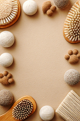 JPG 모양 나무 편집이미지 디자인 컬러 탁자 프레임 털 장식 붓 배열 오브젝트 질감 소재 물질 편집실사 반려용품 AI포토 AI콘텐츠 식물 가구 CG 파일형식