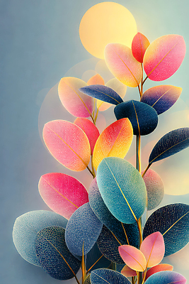 JPG 모양 식물 디자인 계절 예술 컬러 백그라운드 일러스트 자연 생명 나뭇잎 빛 컬러풀 성장 부드러움 조화 뷰티풀 국내일러스트 AI일러스트 AI콘텐츠 잎 감각 생태계 파일형식