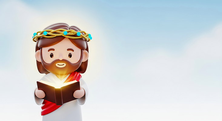 JPG 편집이미지 캐릭터 교육 기독교 종교 하늘 사람 빛 성경 예수 편집3D AI컴퓨터그래픽 AI콘텐츠 종교용품 3D 신_종교 파일형식