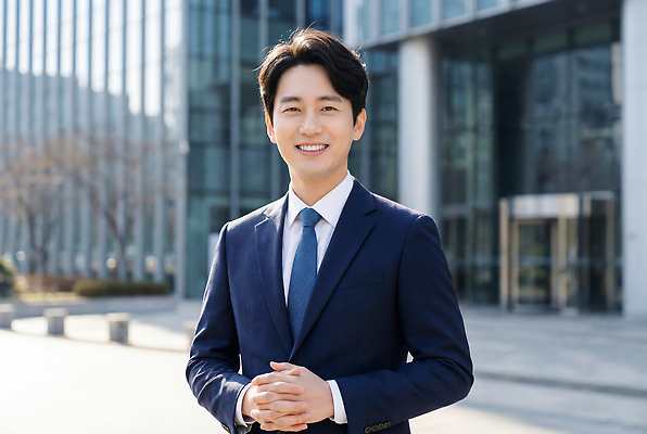 JPG 편집이미지 남자 도로 포즈 비즈니스 직장 웃음 정장 건물 사진촬영 도심 맨션 갑옷 프로필 의료성형뷰티 편집실사 AI인물포토 AI콘텐츠 건축물 옷 길 회사 교통시설 주택 표정 사람 촬영 도시 보호장비 CG 파일형식 AI포토