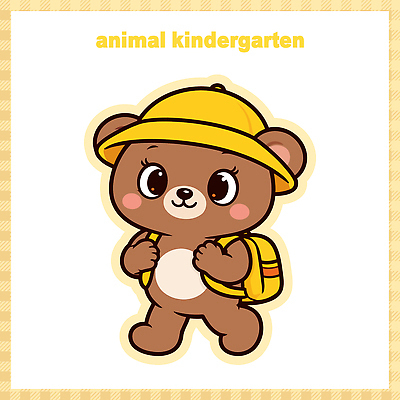 동물 캐릭터 학생 교육 어린이 인형 백그라운드 가방 일러스트 곰 놀이 표정 친구 학습 노란색 걷기 귀여움 유치원 즐거움 일러캐릭터 AI파일 잡화 감정 컬러 컨셉 포유류 관계 모션 사람 파일형식 벡터