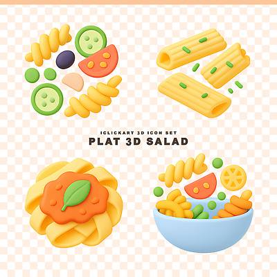 PSD 편집이미지 그릇 디자인 음식 컬러 채소 과일 재료 파스타 건강 요리 3D 샐러드 신선 원형 편집3D 도형 식기 서양음식 디지털합성 파일형식