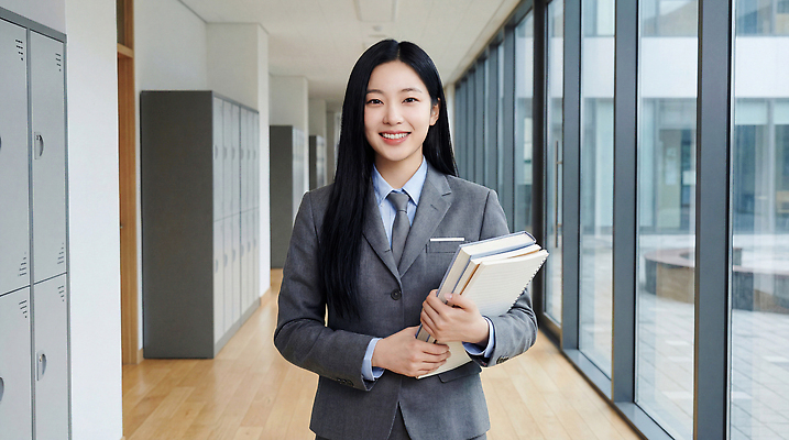 JPG 편집이미지 교육 교복 창 모션 고등학생 서기 정장 일상 책 사무실 환경 업무 작업 직장인 복도 사물함 의료성형뷰티 편집실사 AI인물포토 AI콘텐츠 직업 학생 옷 무기 비즈니스 청소년 라이프 CG 파일형식 AI포토