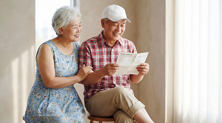 JPG 편집이미지 부부 노년 행복 감정 프로포즈 실내 대화 웃음 앉기 햇빛 노부부 문서 소통 나란히 의료성형뷰티 편집실사 AI인물포토 AI콘텐츠 커플 컨셉 모션 표정 말하기 성인 내부 태양 CG 파일형식 AI포토