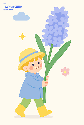 식물 옷 꽃 행복 별 어린이 하늘색 일러스트 자연 들기 보라색 양손 그림 단순화된 리듬 밝은색 국내일러스트 AI파일 자연요소 손 감정 컬러 모션 사람 파란색 생태계 파일형식 벡터