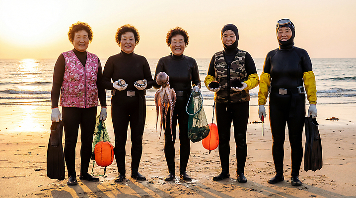 동물 직업 바다 레저 어패류 연체동물 한국 사람 노을 수중동물 전문직 CG 파일형식 AI포토 잠수부 해변 물질 낚시 해산물 모래 일몰 여자 모션 어류 조개 문어 편집이미지 편집실사 JPG 의료성형뷰티 제주도 해녀 AI콘텐츠 AI인물포토