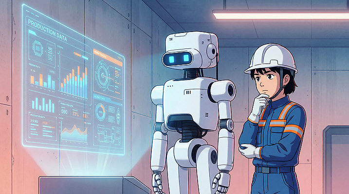 JPG 산업 과학 일러스트 공장 기술 실험 사람 컴퓨터 스크린 자료 기계 작업 제조 로봇 분석 서비스 혁명 산업용로봇 자동화 프로그램 AI_인공지능 국내일러스트 AI일러스트 AI콘텐츠 컨셉 공업 전자제품 파일형식