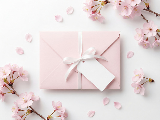 JPG 편집이미지 꽃잎 분홍색 자연 선물 장식 꼬리표 봄 벚꽃 우편물 포장지 편지지 책상 준비 주말 화사함 편집실사 AI컴퓨터그래픽 AI콘텐츠 계절 꽃 컬러 가구 컨셉 포장 라벨 편지 CG 생태계 파일형식