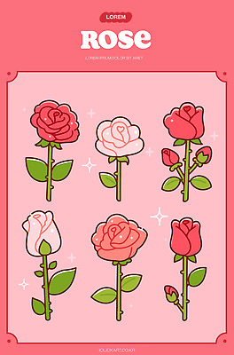 식물 계절 꽃 감정 컬러 무늬 모션 취미 생태계 파일형식 벡터 장미 분홍색 백그라운드 그리기 모양 잎 디자인 그림 장식 패턴 자연 원예 꽃다발 사랑 봄 일러스트 국내일러스트 AI파일