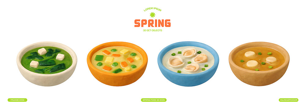PSD 편집이미지 그릇 음료 음식 컬러 채소 재료 요리 초록색 식사 봄 저녁 만두 두부 국물 점심 제철음식 편집3D 식기 계절 3D 야간 제철 파일형식