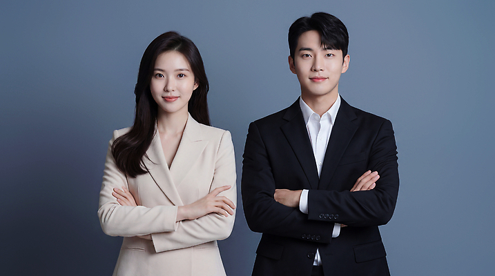 옷 비즈니스 모션 사람 CG 파일형식 AI포토 모델 남자 여자 직업 백그라운드 팔짱 서기 전문 환경 사무실 스타일 포즈 편집이미지 편집실사 JPG 의료성형뷰티 정장 AI콘텐츠 AI인물포토