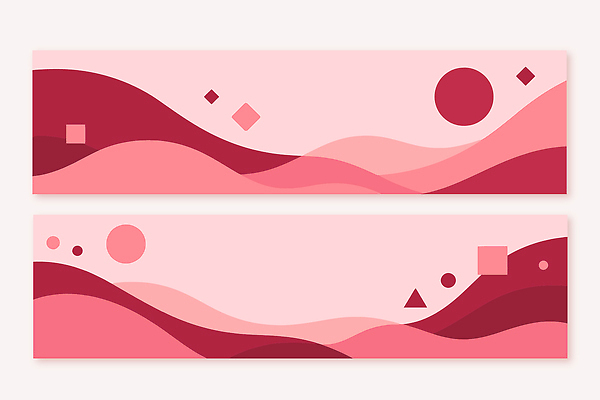 모양 템플릿 디자인 배너템플릿 예술 선 분홍색 컬러 백그라운드 곡선 추상 그래픽 빨간색 원형 삼각형 정사각형 AI파일 도형 배너 무늬 파일형식 벡터