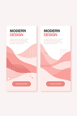 모양 템플릿 디자인 배너 배너템플릿 선 분홍색 컬러 텍스트 그래픽 세로 디지털 모던 웹디자인 AI파일 파일형식 벡터