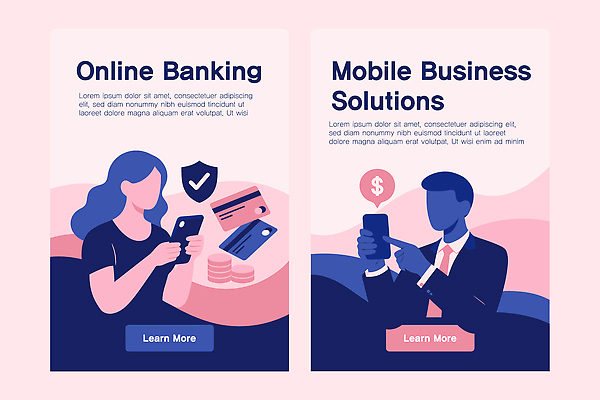 템플릿 배너템플릿 모션 기술 사람 그래픽 금융 스마트폰 유행 거래 정보 어플리케이션 서비스 결제 솔루션 핀테크 AI파일 배너 모바일 경제 핸드폰 스마트기기 파일형식 벡터