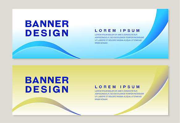 모양 템플릿 디자인 배너 배너템플릿 컬러 백그라운드 곡선 텍스트 그래픽 파란색 노란색 전시 레이아웃 예시 표기 AI파일 선 기록 파일형식 벡터
