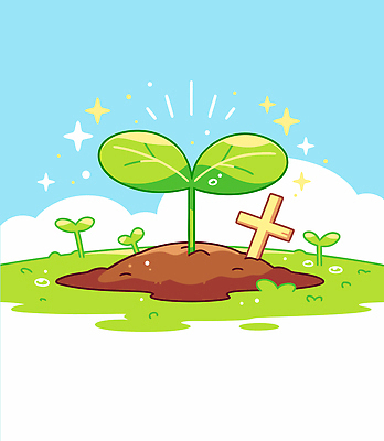 식물 일러스트 자연 하늘 생명 씨앗 잔디 초록색 물 햇빛 새싹 환경 정원 농사 흙 성장 뿌리 거름 국내일러스트 AI파일 자연요소 컬러 농업 태양 생태계 파일형식 벡터