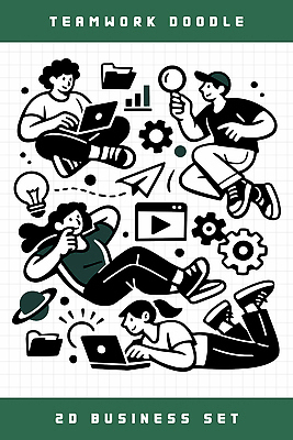 다수 컨셉 사람 전자제품 작업 파일형식 벡터 협력 캐릭터 노트북 여러명 아이디어 공유 모션 업무 노력 그래픽 비즈니스 이미지 디자인 커뮤니케이션 창의성 도구 일러스트 국내일러스트 AI파일