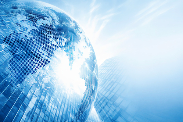 JPG 모양 편집이미지 지구 백그라운드 비즈니스 회의 설계 기술 건물 파란색 빛 반사 공간 도시 이미지 이미지편집 AI컴퓨터그래픽 AI콘텐츠 건축물 컬러 컨셉 파일형식