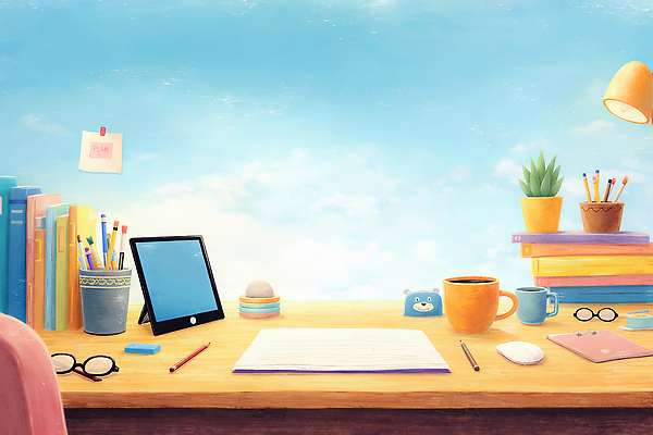 잡화 음료 가구 비즈니스 문구용품 학용품 조명 컵 필기구 사무용품 메모지 오브젝트 파일형식 책상 책 커피 텀블러 식물 스탠드 하늘 사무실 작업 펜 연필 안경 공책 스티커 포스트잇 색연필 일러스트 국내일러스트 JPG