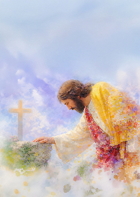 JPG 손 기독교 종교 백그라운드 십자가 일러스트 하늘 생명 조각상 노란색 믿음 무덤 예수 망토 기적 그림 장면 부활 국내일러스트 AI일러스트 AI콘텐츠 감정 컬러 신체부위 조형물 신_종교 파일형식