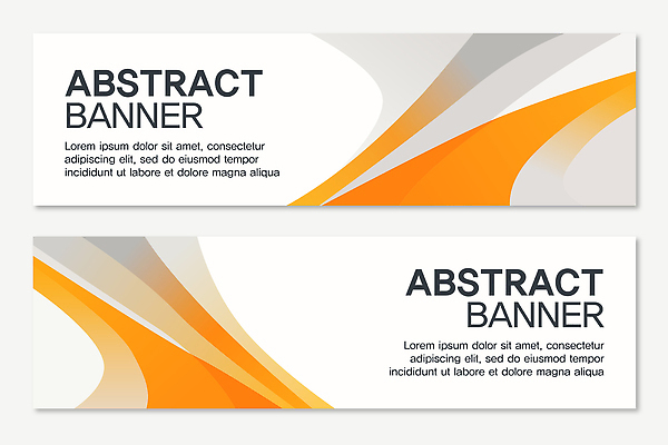 템플릿 디자인 배너 배너템플릿 가로배너 컬러 곡선 인터넷 비즈니스 추상 그래픽 홈페이지 주황색 정보 현수막 배열 알림 마케팅 브랜딩 AI파일 선 무늬 가로 파일형식 벡터