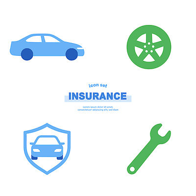아이콘 디자인 자동차 경제 기계 도구 바퀴 수리 보험 2D아이콘 AI파일 육상교통 파일형식 벡터