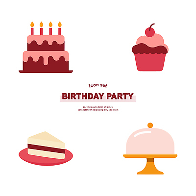 음식 일러스트 촛불 디저트 기념 요리 파티 케이크 축하 생일 상차림 생일케이크 컵케이크 제빵 국내일러스트 AI파일 기념일 컨셉 초 이벤트 제과제빵 파일형식 벡터