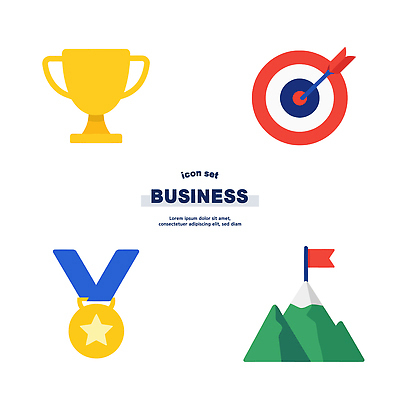 아이콘 컨셉 상_우승 상_상패 파일형식 벡터 비즈니스 목표 성공 트로피 메달 산 디자인 그래픽 전략 계획 경쟁 2D아이콘 AI파일