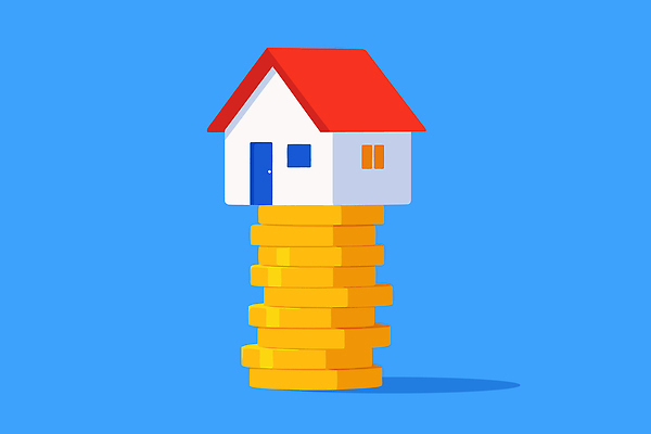 돈 비즈니스 건물 금융 경제 재산 파일형식 벡터 주택 동전 가치 부동산 재정 디자인 그래픽 표현 투자 안정성 성장 시장 일러스트 국내일러스트 AI파일