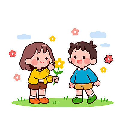 손 공원 꽃 행복 컬러 나비 일러스트 장난 자연 놀이 웃음 소녀 소년 초원 야외 초록색 여름 시간 국내일러스트 AI파일 식물 계절 공공시설 여자 남자 감정 어린이 곤충 표정 신체부위 생태계 파일형식 벡터