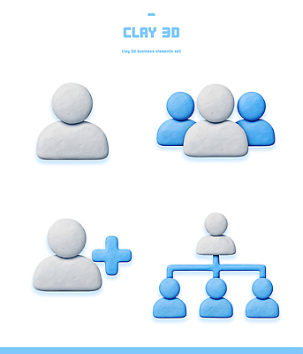 PSD 아이콘 디자인 비즈니스 협력 사람 그래픽 3D아이콘 3D 그룹 프레젠테이션 점토 소셜 조직도 추가 디지털합성 파일형식