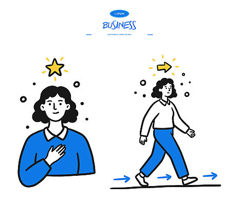 손 디자인 행복 감정 별 선 포즈 생각 일러스트 상상 사람 머리 걷기 마음 가슴 그림 창의성 국내일러스트 AI파일 자연요소 모션 신체부위 파일형식 벡터