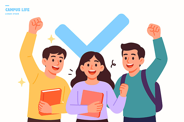 학생 행복 일러스트 교실 학교 모션 성공 협력 기념 웃음 책 친구 학습 청춘 기쁨 축하 목표 긍정 소통 국내일러스트 AI파일 교육 감정 컨셉 관계 표정 파일형식 벡터