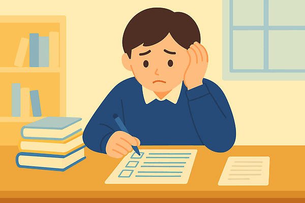 학생 생각 일러스트 창문 학교 책 빛 학습 환경 시험 기록 시간 불안 집중 책상 고민 준비 상담 문서 과제 문제 정신상담 국내일러스트 AI파일 교육 감정 가구 컨셉 치료 파일형식 벡터