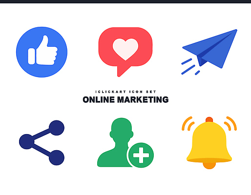 디자인 일러스트 그래픽 세트 편지 알림 댓글 온라인 공유 소통 마케팅 소셜미디어 좋음 추가 사용자 국내일러스트 AI파일 컨셉 파일형식 벡터