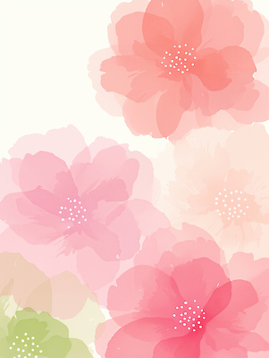 JPG 식물 디자인 꽃 화초 예술 컬러 백그라운드 패턴 꽃백그라운드 일러스트 자연 생명 수채화 장식 감각 그림 부드러움 화사함 뷰티풀 색채 국내일러스트 컨셉 무늬 생태계 파일형식