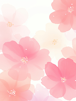 JPG 식물 디자인 계절 꽃잎 꽃 감정 분홍색 컬러 백그라운드 꽃백그라운드 일러스트 자연 생명 수채화 미술 축제 봄 부드러움 조화 뷰티풀 국내일러스트 AI일러스트 AI콘텐츠 문화예술 감각 생태계 파일형식