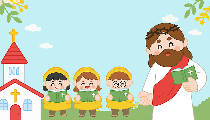 나무 기독교 종교 어린이 음악 일러스트 하늘 동화 풍경 책 교회 믿음 성경 유치원생 예수 가르침 신도 찬송가 찬양 국내일러스트 AI파일 식물 교육 감정 노래 종교용품 종교건축 문화예술 사람 건물 신_종교 파일형식 벡터