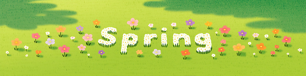 JPG 꽃잎 꽃 예술 컬러 꽃밭 일러스트 자연 하늘 생명 날씨 풍경 잔디 초원 초록색 조각상 봄 시간 조화 국내일러스트 AI일러스트 AI콘텐츠 식물 계절 조형물 생태계 파일형식