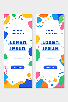 모양 템플릿 디자인 배너 배너템플릿 컬러 버튼 그래픽 정보 작업 알림 내용 마케팅 프로젝트 스타일 AI파일 파일형식 벡터