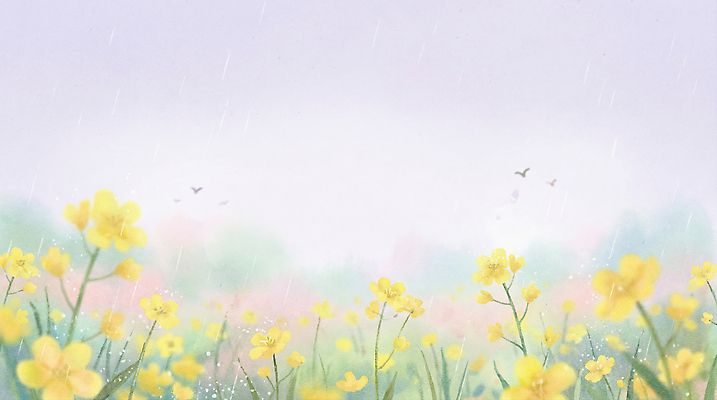 JPG 식물 계절 일러스트 자연 조류 하늘 날씨 풍경 초원 초록색 여름 농장 봄 금색 안개 물방울 봄비 땅 수분_꽃가루 국내일러스트 동물 컬러 농업 비_날씨 생태계 파일형식