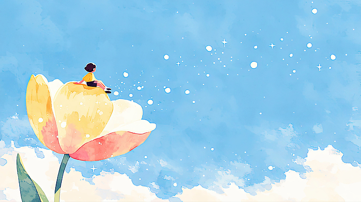 JPG 사계절 계절 꽃 행복 별 어린이 컬러 일러스트 상상 자연 앉기 풍경 여름 반짝임 봄 꿈 즐거움 그림 국내일러스트 자연요소 식물 감정 모션 사람 생태계 파일형식